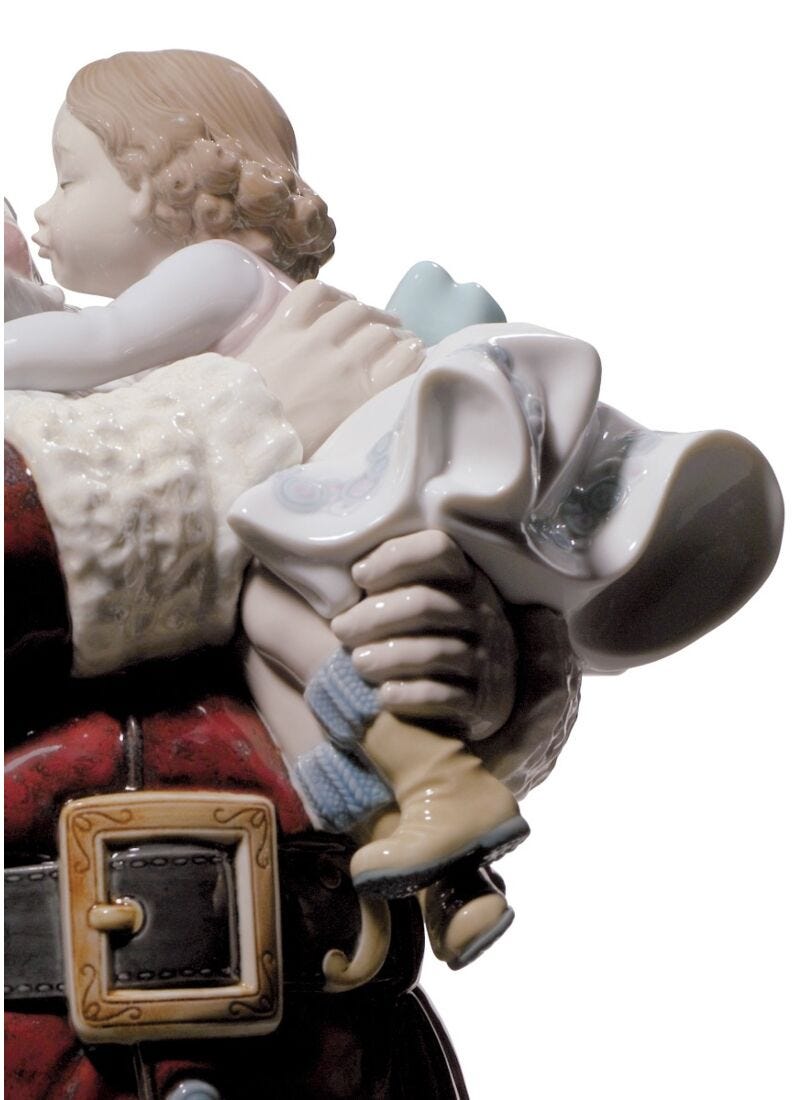 lladro Escultura Papa Noel ¡He sido muy buena Serie limitada Precio de fábrica