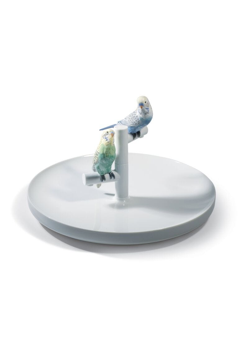 lladro Plato Parrot Romance Descuento por venta flash