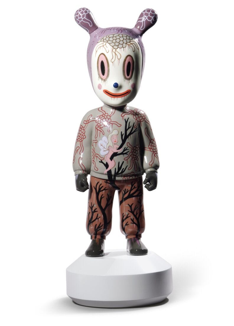 lladro Figura The Guest By Gary Baseman. Grande. Serie limitada Outlet