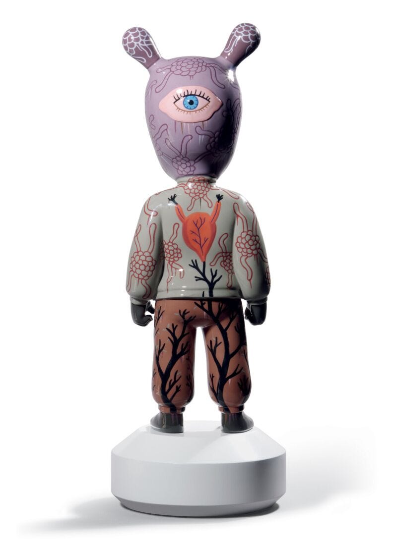 lladro Figura The Guest By Gary Baseman. Grande. Serie limitada Outlet