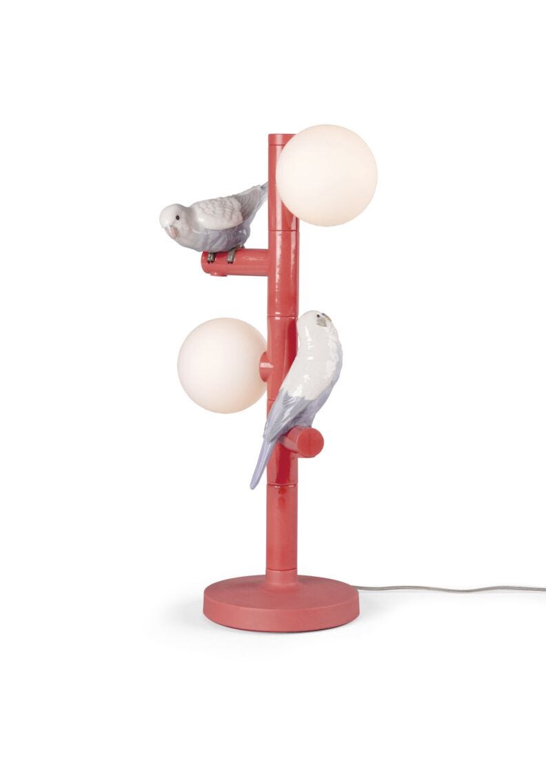 lladro Lámpara de mesa Parrot. (CE)