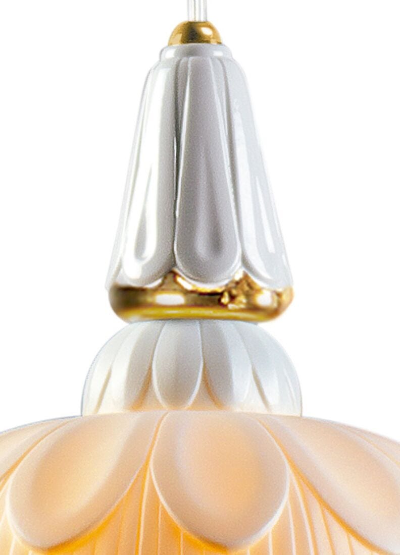 lladro Lámpara de techo individual Ivy and Seed. Lustre oro (CE/UK/CCC) Mejor oferta