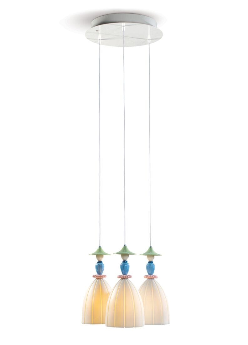 lladro Lámpara de techo Mademoiselle Compartiendo secretos 3 luces (CE/UK/CCC) Oferta especial