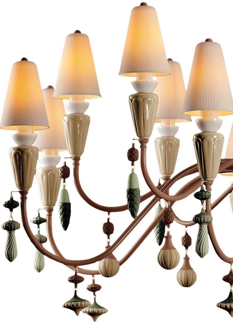 lladro Chandelier Ivy and Seed 16 luces. Grande plano. Especias (CE/UK/CCC) Promoción por tiempo limitado