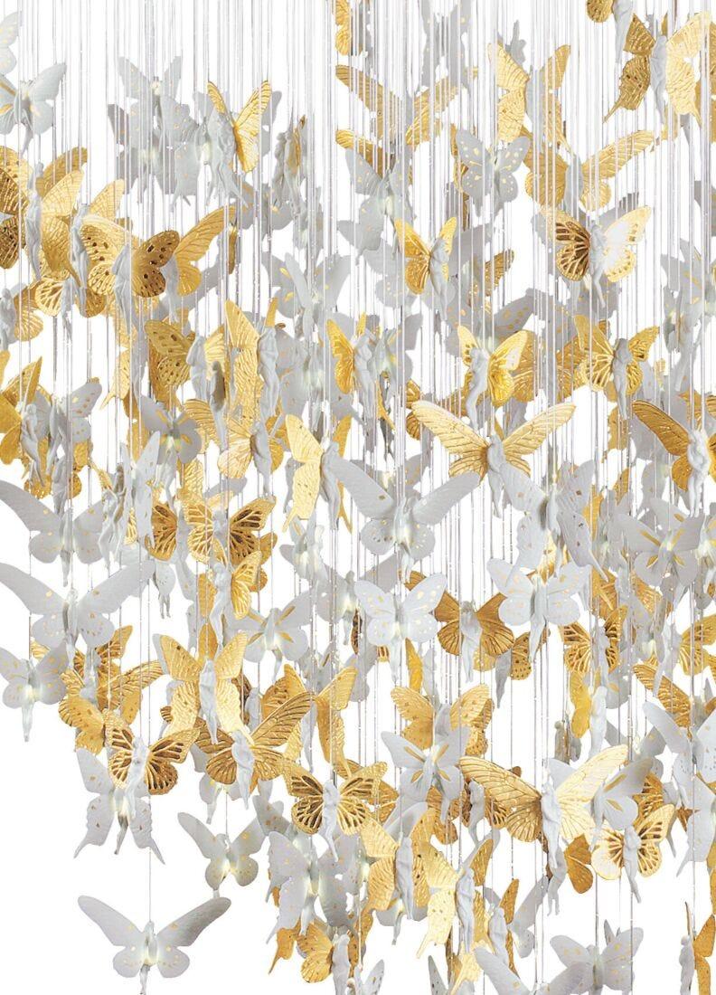 lladro Chandelier Niágara 2 m. Lustre oro (CE/UK) Solo hoy