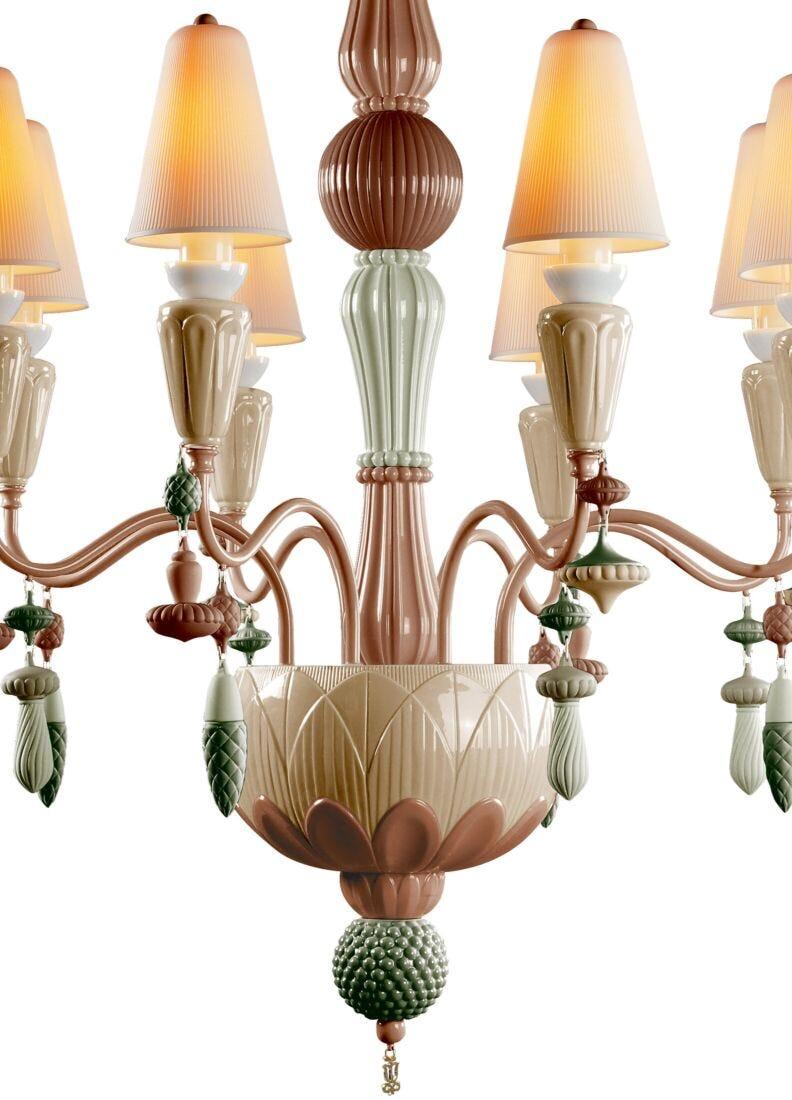 lladro Chandelier Ivy and Seed 8 luces. Especias (CE/UK/CCC) Libre de impuestos
