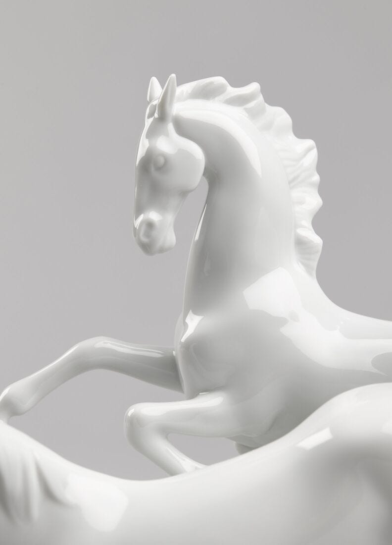 lladro Figura Caballos al galope 2025