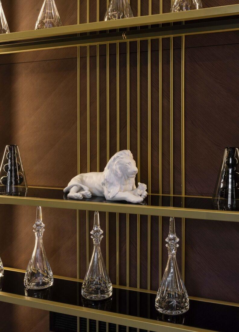 lladro Figura León con cachorro En línea