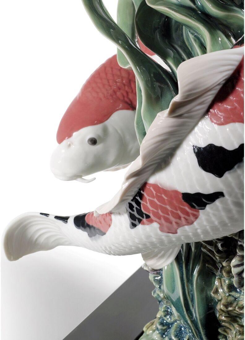 lladro Escultura Carpas Koi. Serie limitada Outlet