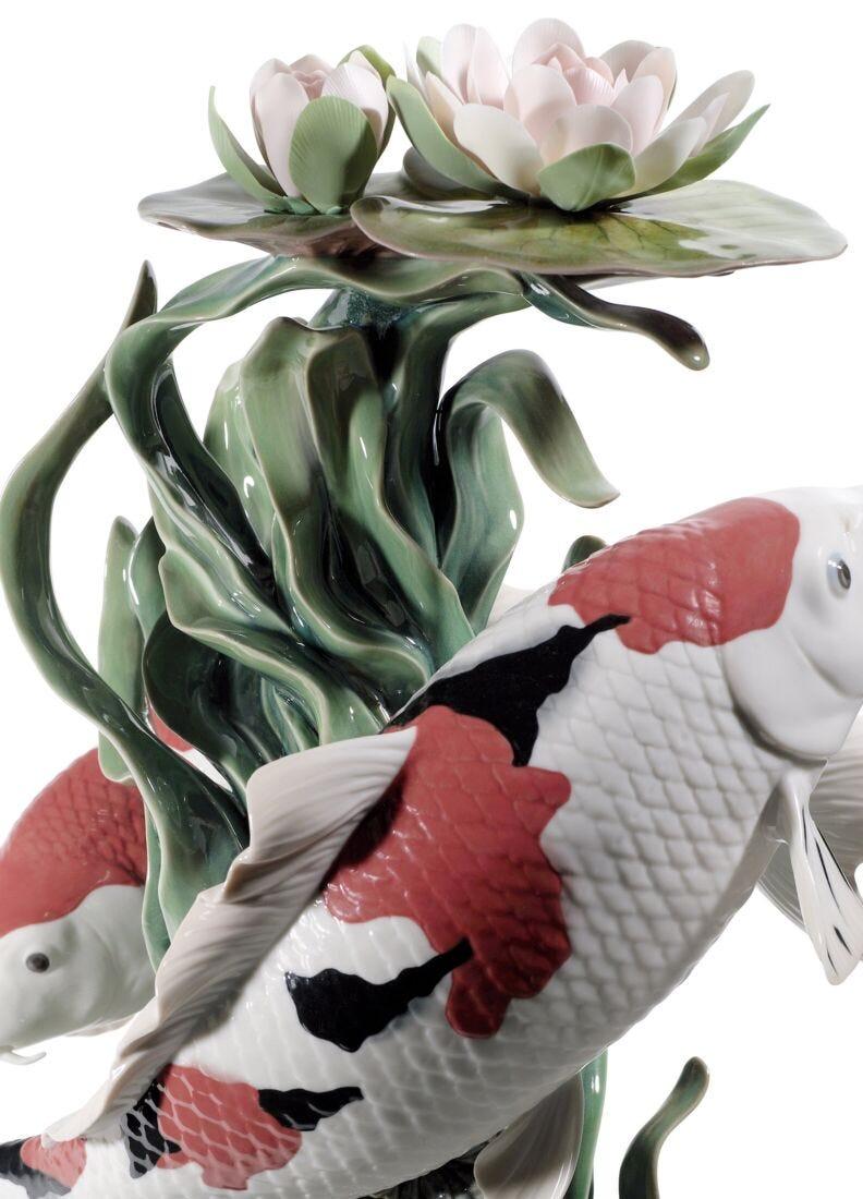 lladro Escultura Carpas Koi. Serie limitada Outlet