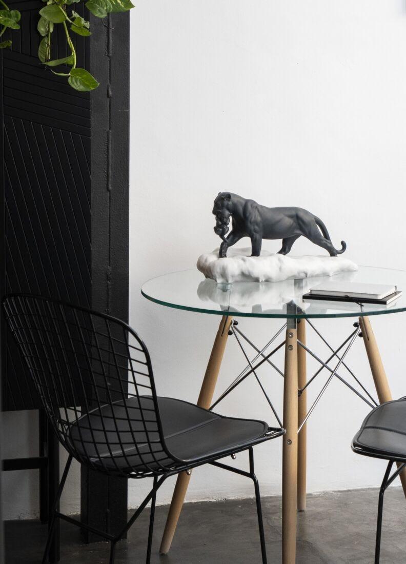 lladro Figura Pantera negra con cachorro Rebajas