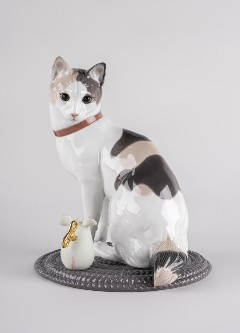 lladro Jugando al gato y al ratón Venta caliente