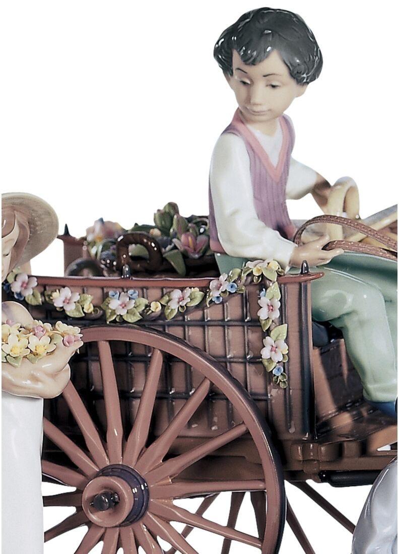 lladro Escultura niños Un día de excursión. Serie limitada Rebajas baratas