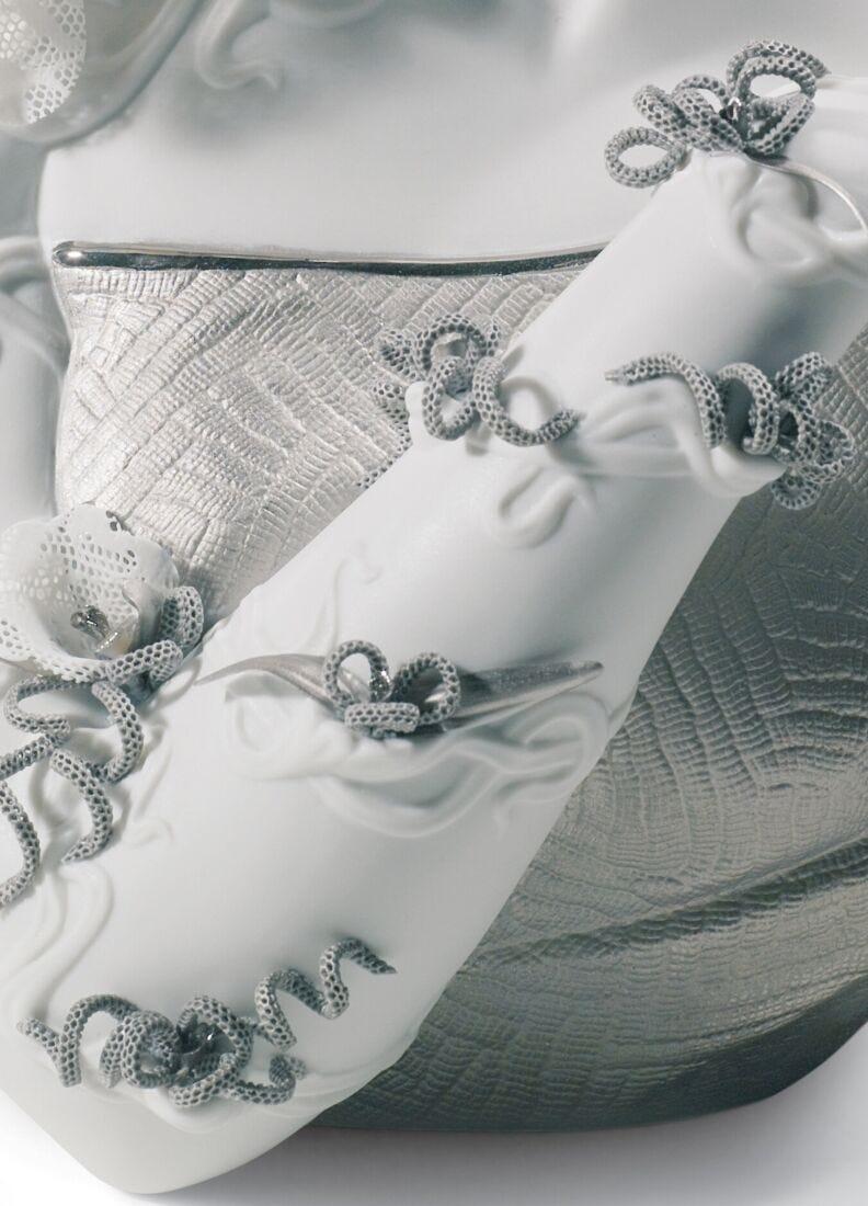lladro Busto My fair lady. Lustre plata Ventas relámpago