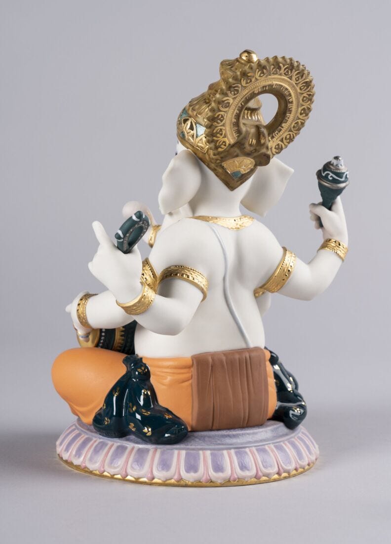 lladro Figura Ganesha con mridangam. Serie limitada Rebajas online