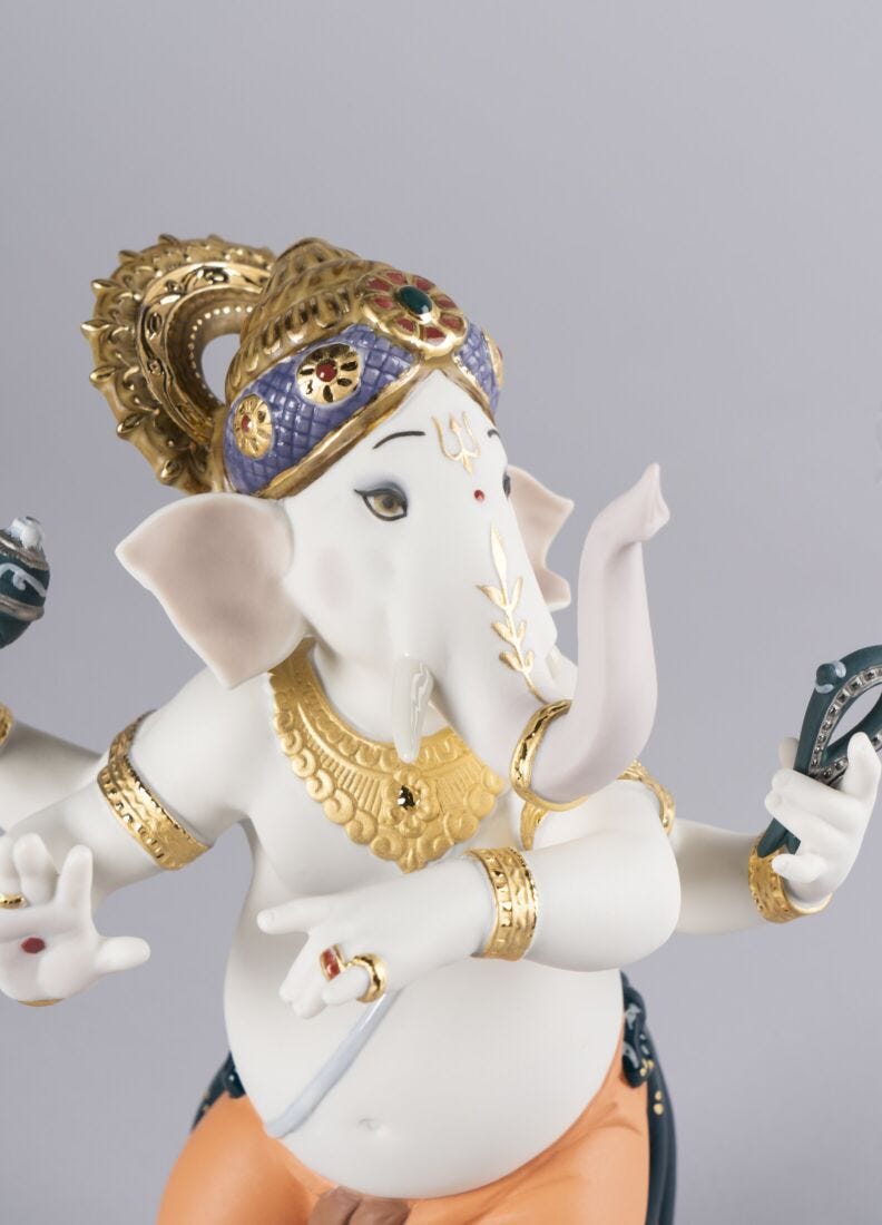 lladro Figura Ganesha danzante. Serie limitada Envío gratis