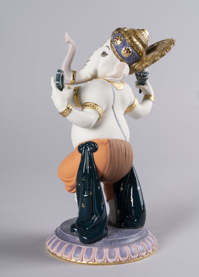 lladro Figura Ganesha danzante. Serie limitada Envío gratis