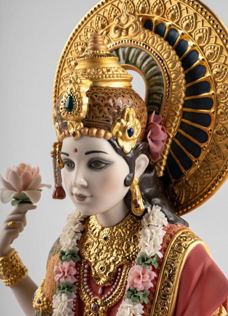 lladro Escultura Diosa Lakshmi. Serie Limitada Envío gratis
