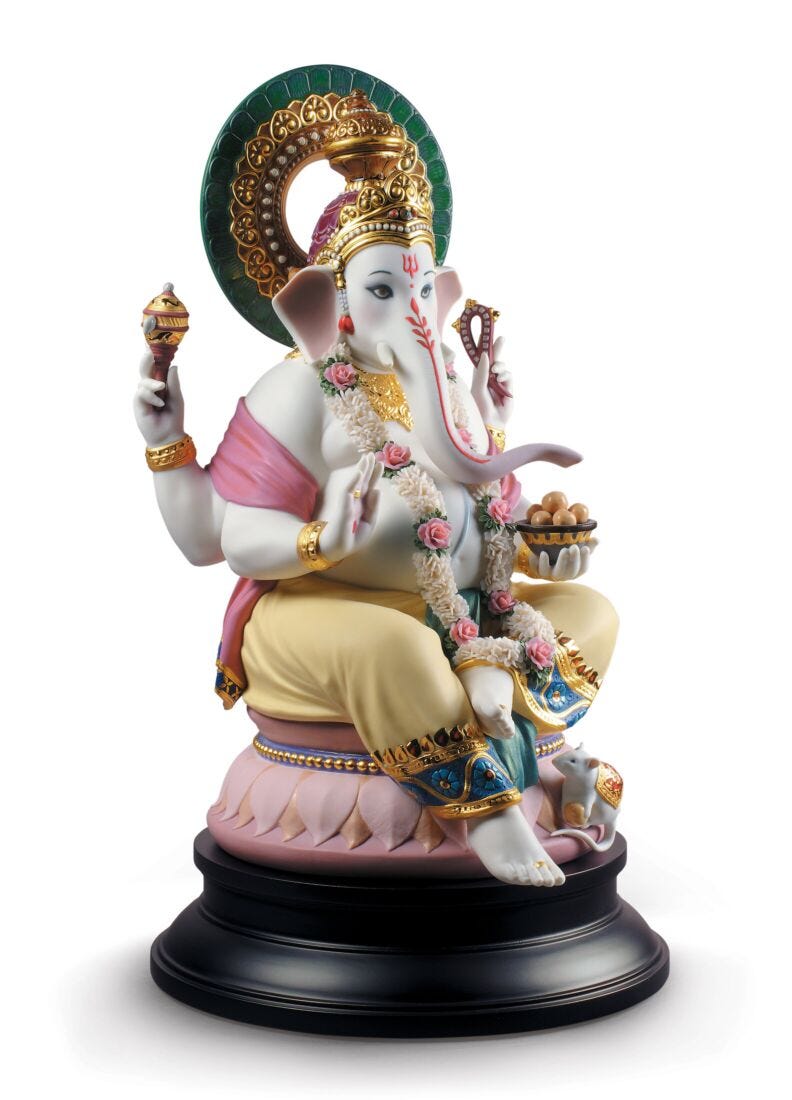 lladro Escultura Lord Ganesha. Serie limitada Últimos 3 días