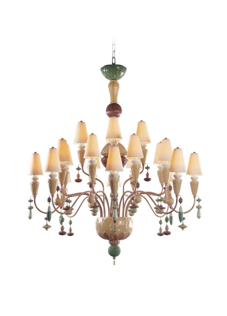 lladro Chandelier Ivy and Seed 20 luces. Mediano. Especias (CE/UK/CCC) Promoción trimestral