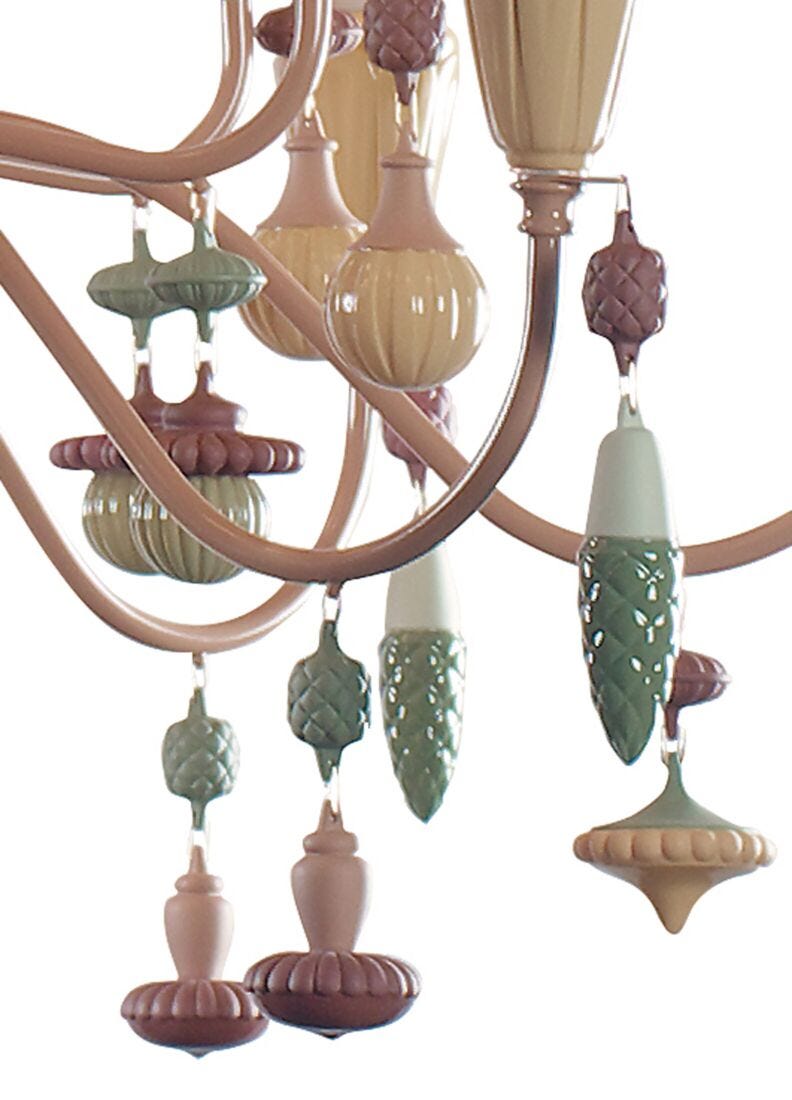 lladro Chandelier Ivy and Seed 20 luces. Mediano. Especias (CE/UK/CCC) Promoción trimestral