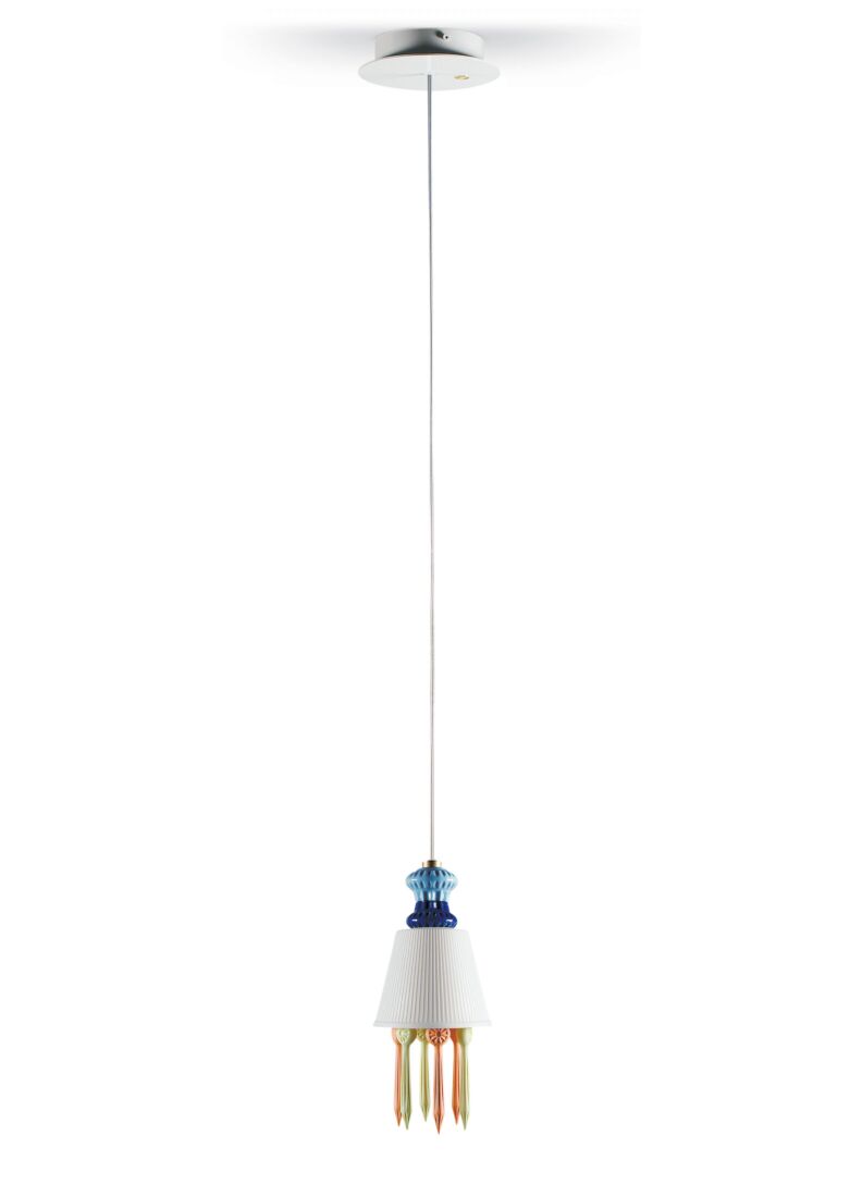 lladro Lámpara de techo con litofanía y lágrimas Belle de Nuit. Multicolor (CE/UK) Envío internacional gratuito