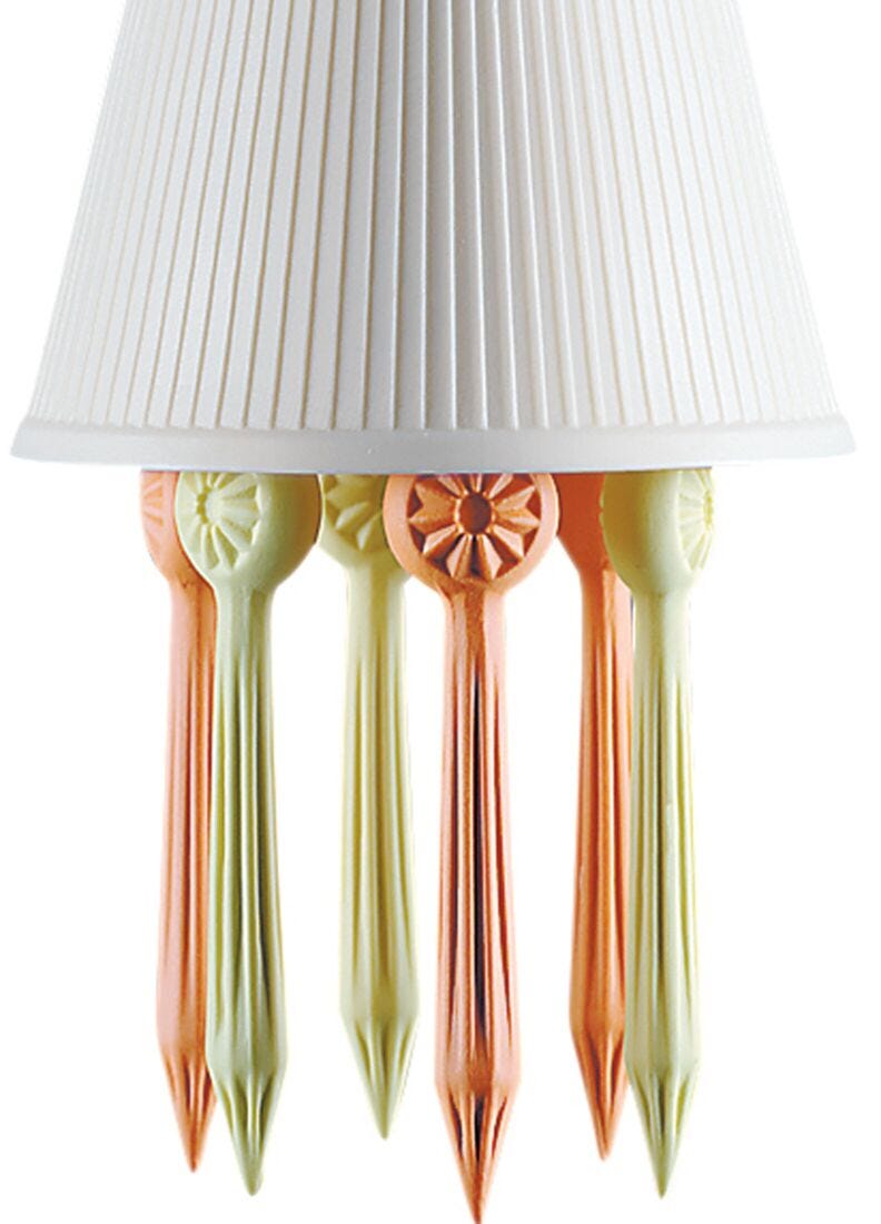 lladro Lámpara de techo con litofanía y lágrimas Belle de Nuit. Multicolor (CE/UK) Envío internacional gratuito