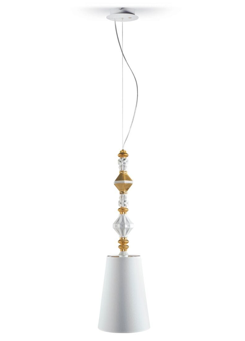 lladro Lámpara de techo II Belle de Nuit. Lustre oro (CE/UK/CCC) Tienda de fábrica