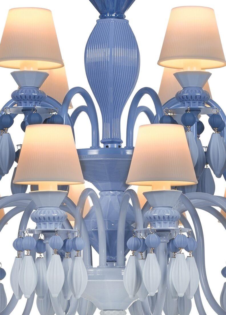 lladro Chandelier Belle de Nuit 24 luces. Azul (CE/UK/CCC) Descuento por venta flash