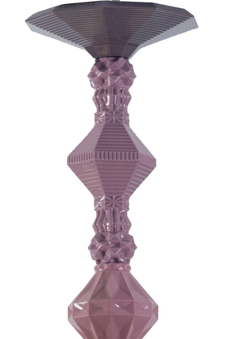 lladro Chandelier Belle de Nuit 12 luces. Rosa (CE/UK/CCC) Ofertas de temporada