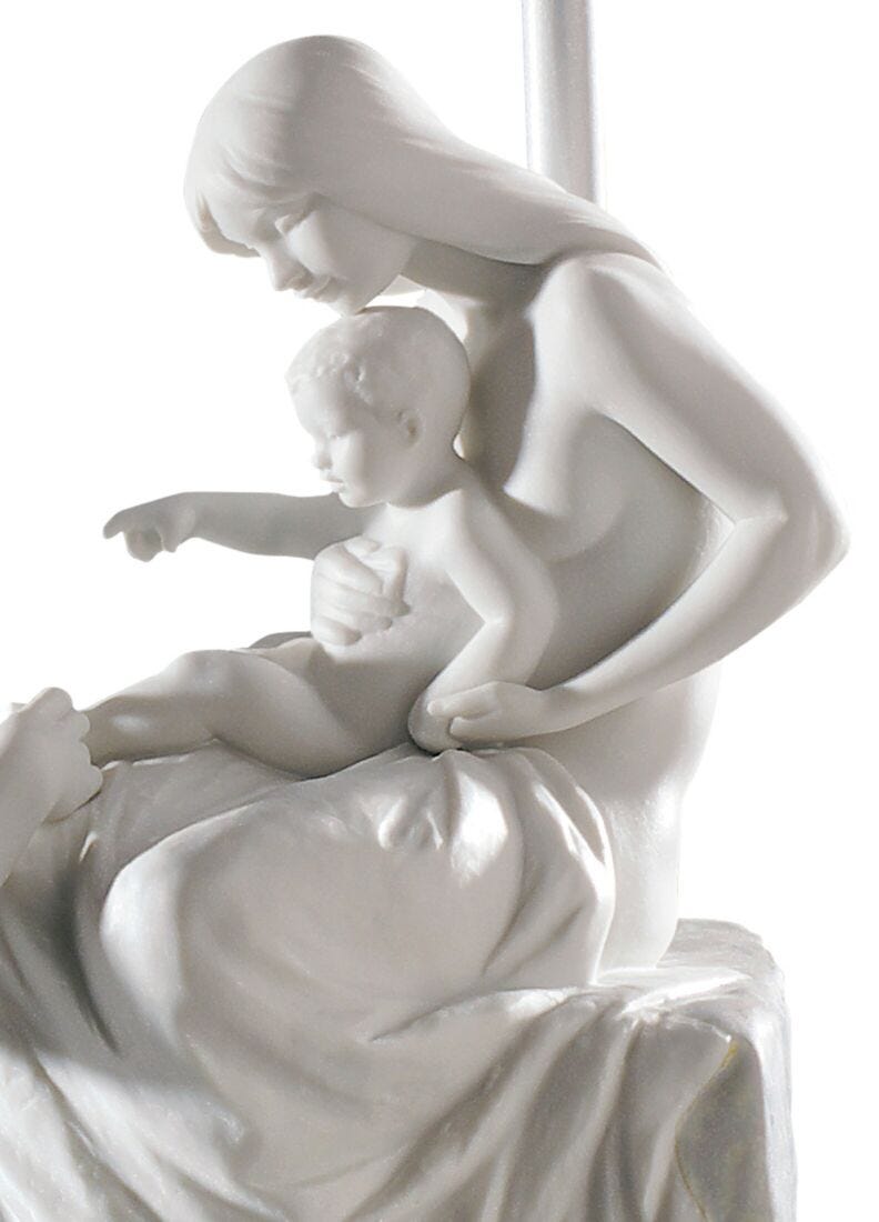 lladro Lámpara de mesa Familia (CE) Rebajas de fin de temporada