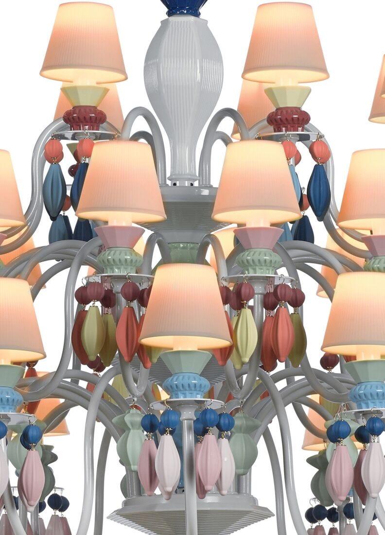 lladro Chandelier Belle de Nuit 40 luces. Multicolor (CE/UK) Precio ultrabajo