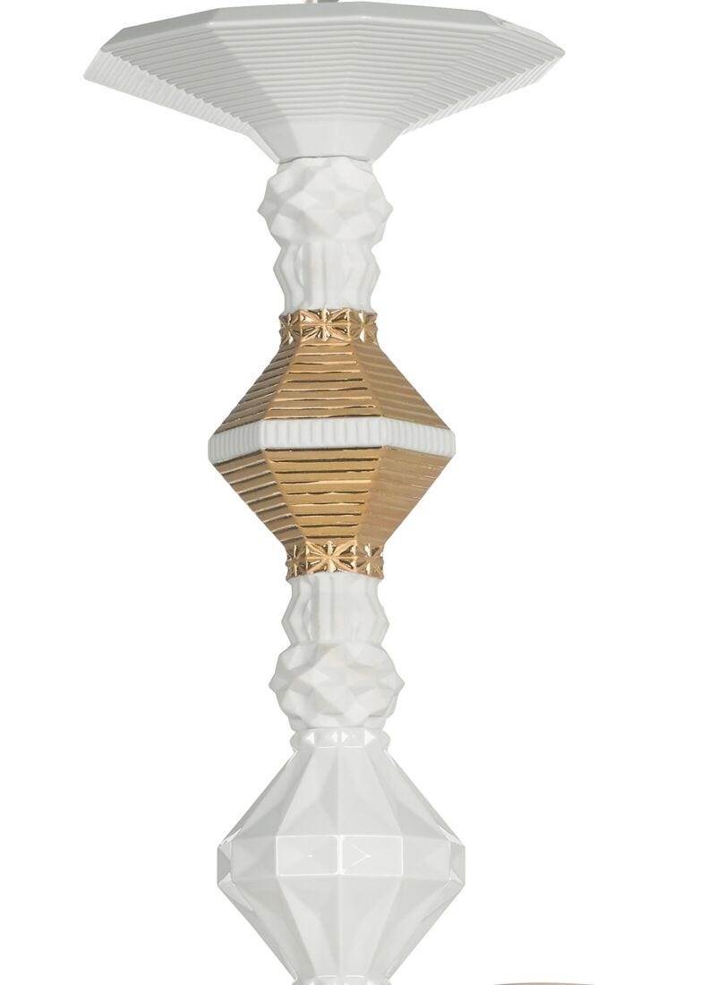 lladro Chandelier Belle de Nuit 12 luces. Lustre oro (CE/UK/CCC) 2025