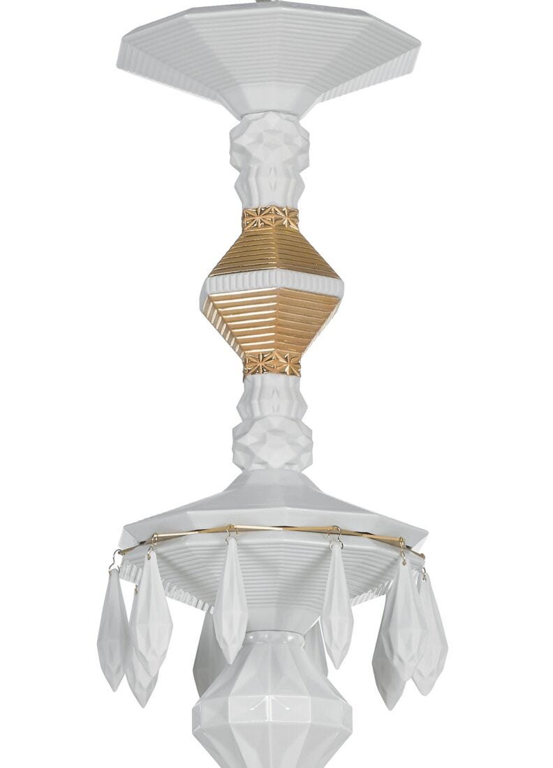 lladro Chandelier Belle de Nuit 24 luces. Lustre oro (CE/UK/CCC) Outlet