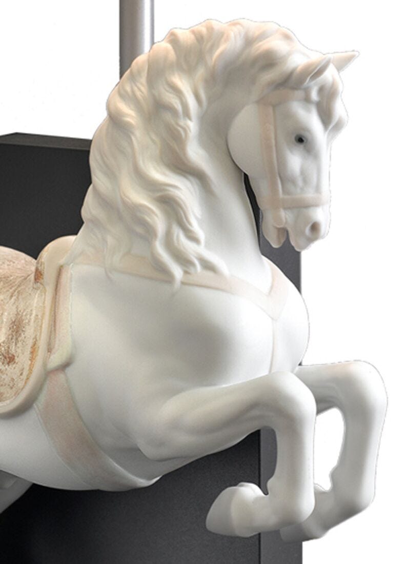 lladro Lámpara de mesa Caballo Courbette (CE) Outlet online