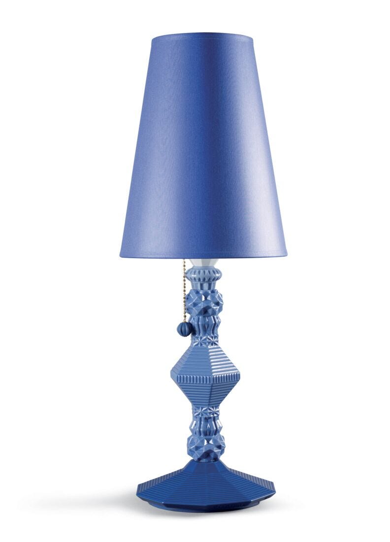 lladro Lámpara de mesa Belle de Nuit. Azul (CE) Gran oferta
