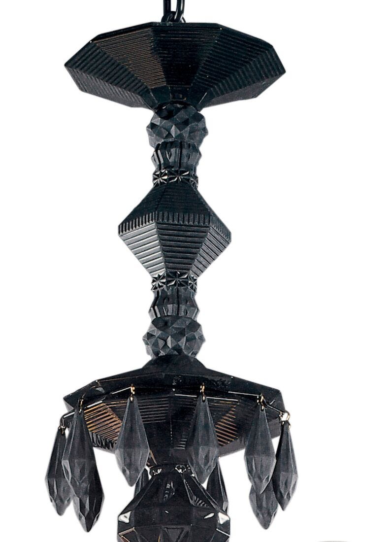 lladro Chandelier Belle de Nuit 24 luces. Negro absoluto (CE/UK/CCC) Rebajas baratas