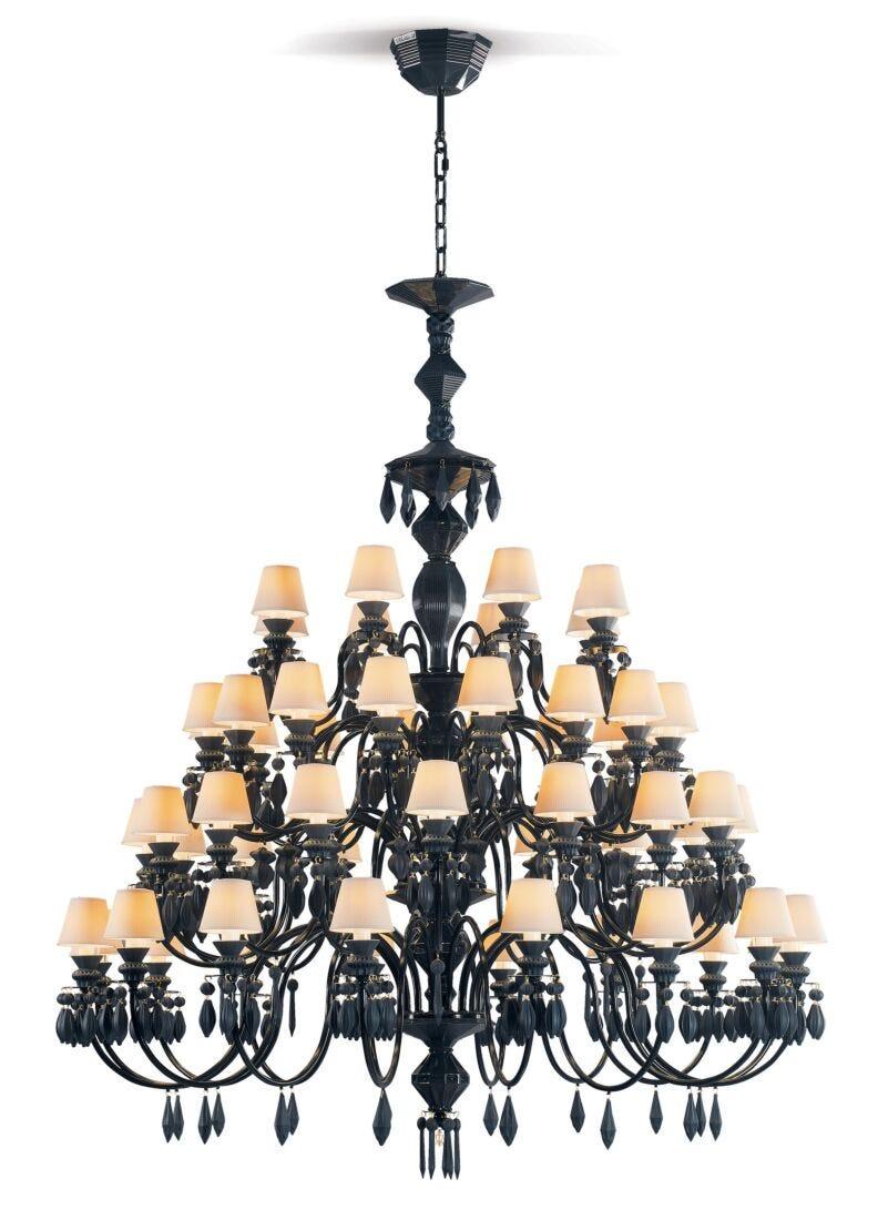 lladro Chandelier Belle de Nuit 56 luces. Negro absoluto (CE/UK) Mejor oferta