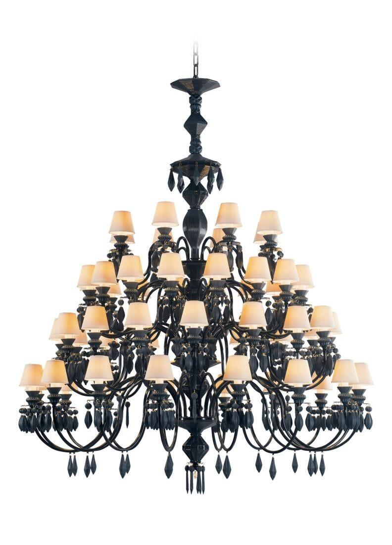 lladro Chandelier Belle de Nuit 56 luces. Negro absoluto (CE/UK) Mejor oferta