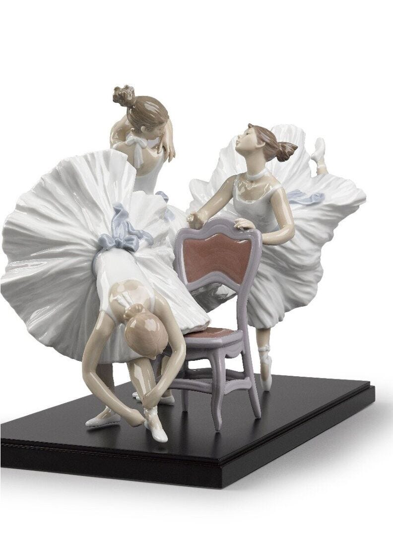 lladro Figura bailarinas Clase de ballet. Serie limitada Último día