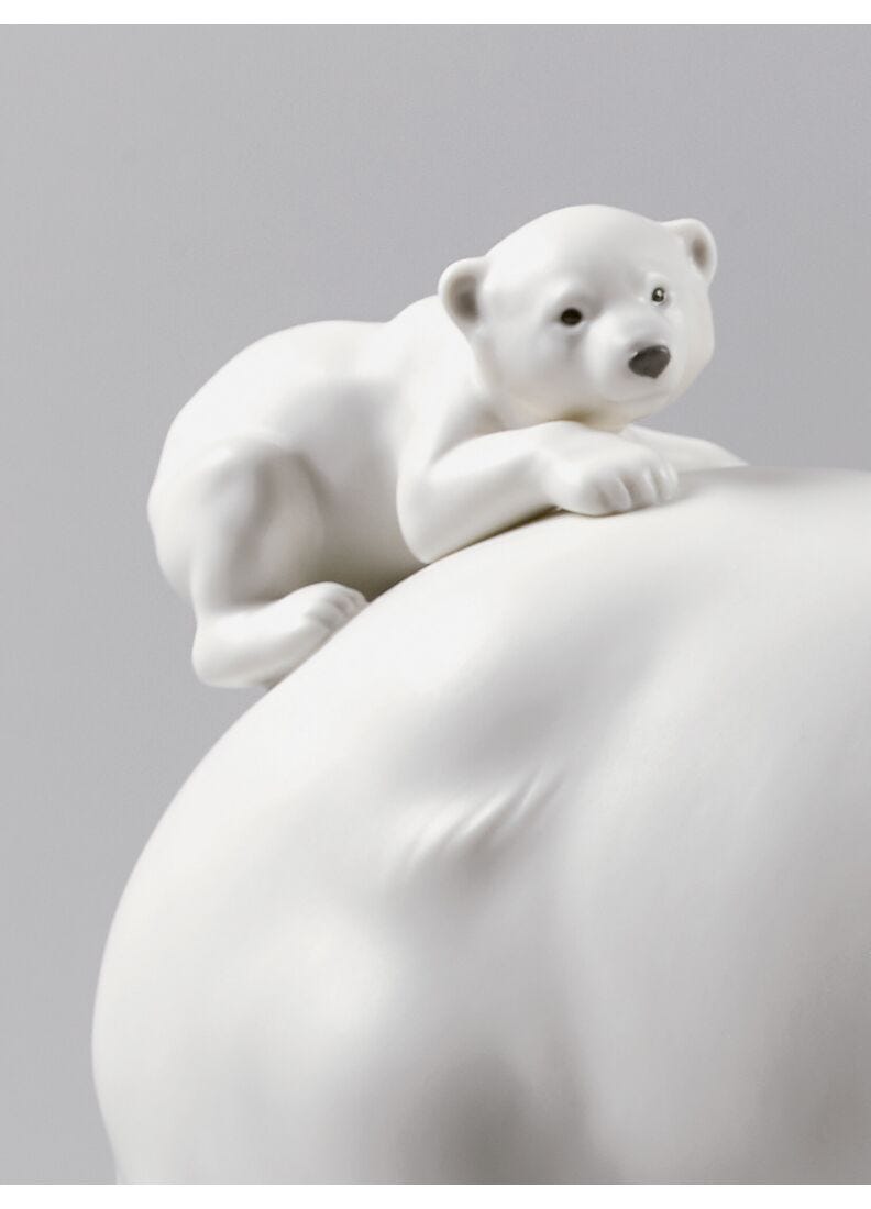 lladro Figura Mamá osa y sus bebés Promoción trimestral