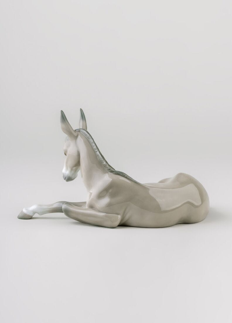 lladro Figura La mula en Belén Superdescuento