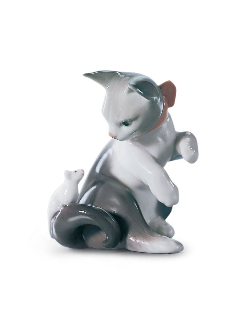 lladro Figura Gatito pasmado Liquidación