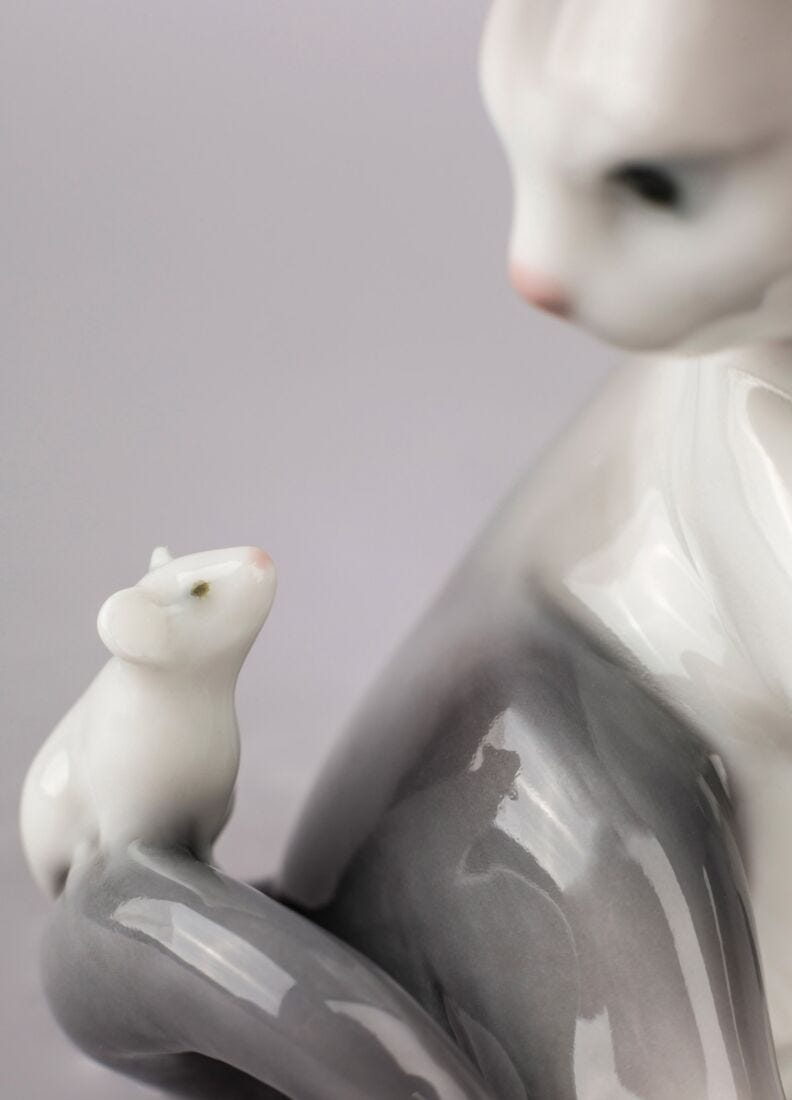 lladro Figura Gatito pasmado Liquidación