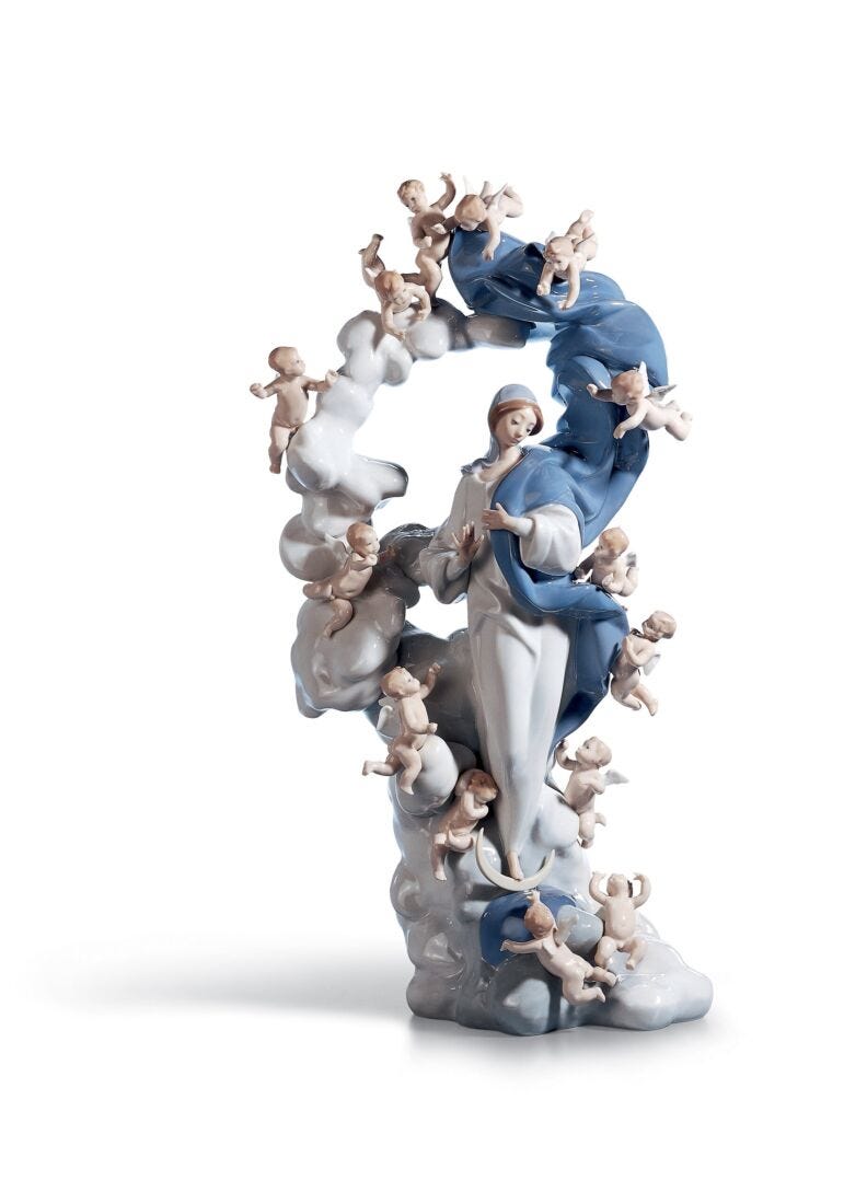 lladro Figura Virgen Inmaculada. Serie limitada Libre de impuestos