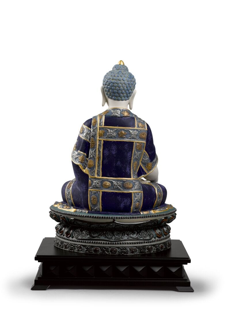 lladro Escultura Buda Shakyamuni. Lustre oro. Serie limitada Ofertas de temporada