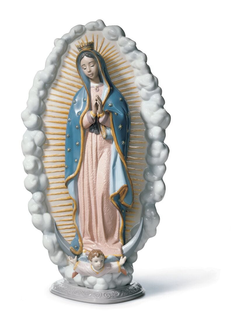 lladro Figura Virgen de Guadalupe Ofertas especiales