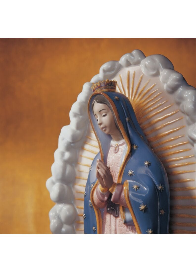 lladro Figura Virgen de Guadalupe Ofertas especiales