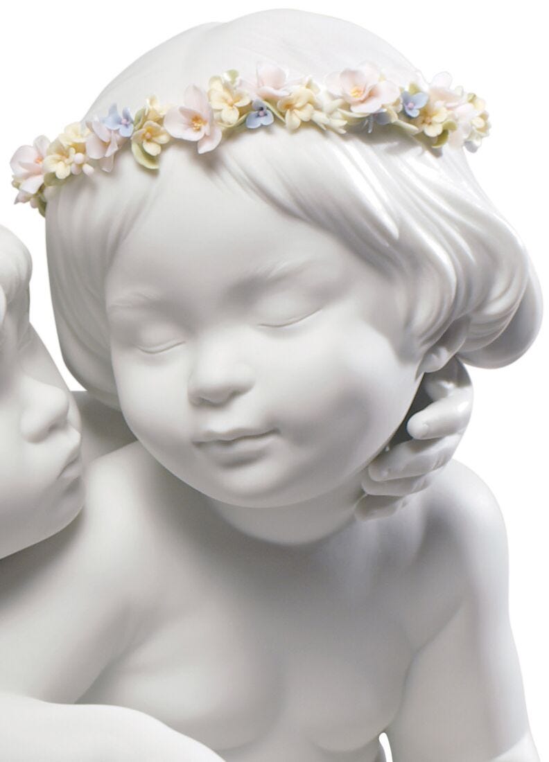 lladro Figura ángeles Eros y Psike Grandes ahorros