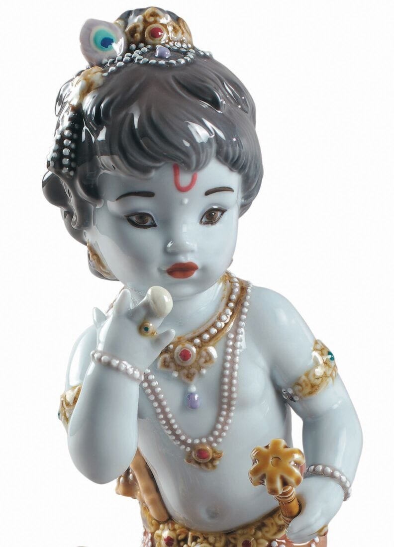 lladro Figura Krishna Butterthief Rebajas de fin de temporada